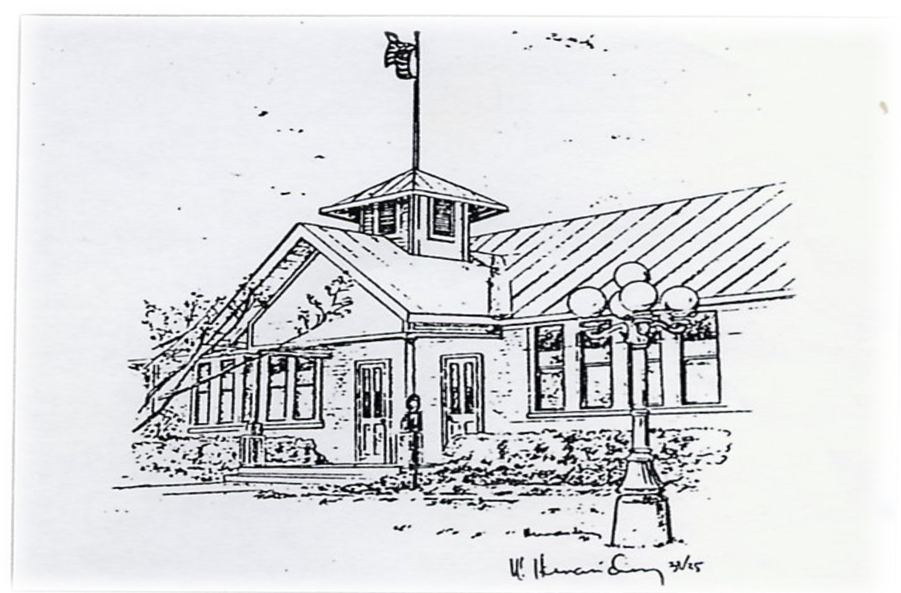 Boldtville School Drawing